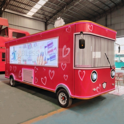 85km ロングディスタンスの移動ビールバー キャラバン トラック 調味料工場と結婚式