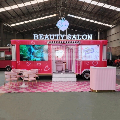 85km ロングディスタンスの移動ビールバー キャラバン トラック 調味料工場と結婚式