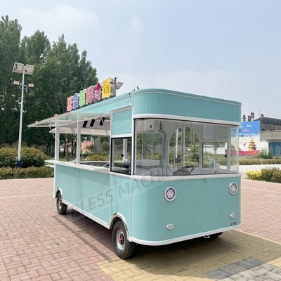 ストリートモバイル ミニ ホットドッグ アイスクリーム ファストフードカート トレーラー 車輪付き 小型フードトラック