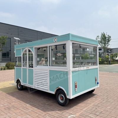 ストリートモバイル ミニ ホットドッグ アイスクリーム ファストフードカート トレーラー 車輪付き 小型フードトラック