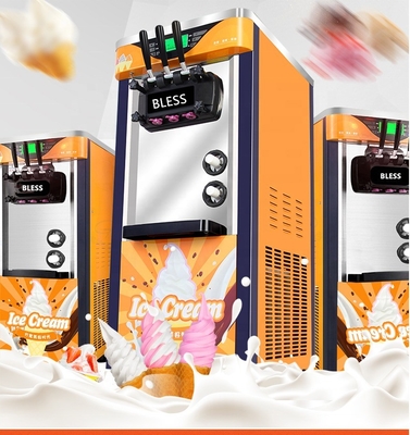 超性能220V/50Hzのソフトサーブ3味アイスクリーム機