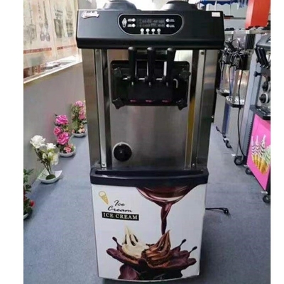 3つの味と1つの混合物を持つソフトアイスクリームマシン 120kg容量