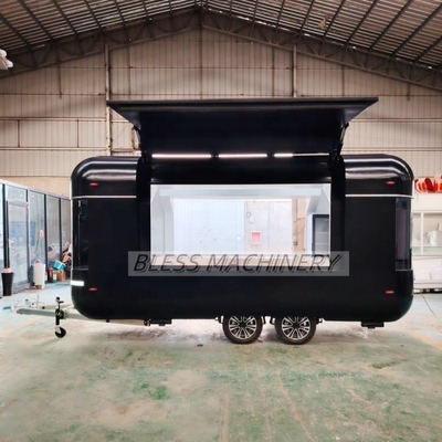 1500kg モバイルディープフライヤー 食品トラック トレーラー 譲渡市場でのカスタマイズされたデザイン