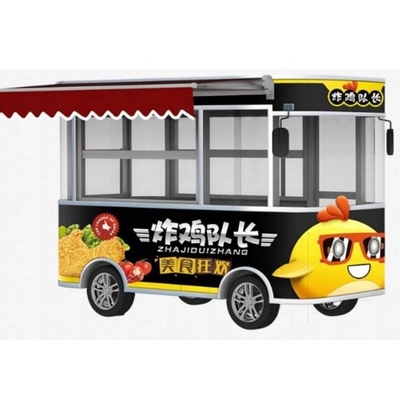 2024 最新技術 ファーストフード用 スナック・フード・カート 機械 機能 運転車