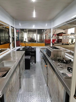 ファストフード製造 パン屋 電気食品トラック 機械 機能 展示品