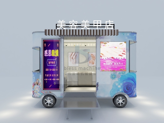 植物用電気移動食品カート/キオスク/トラック/広々としたインテリア付きアイスクリームカート