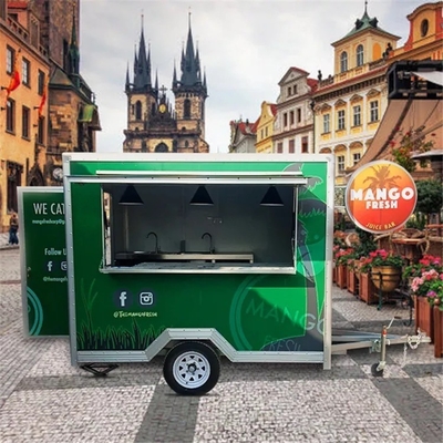 ダイレクトコーヒー ホットドッグ バーガー 携帯トレーラー ファストフード 標準化