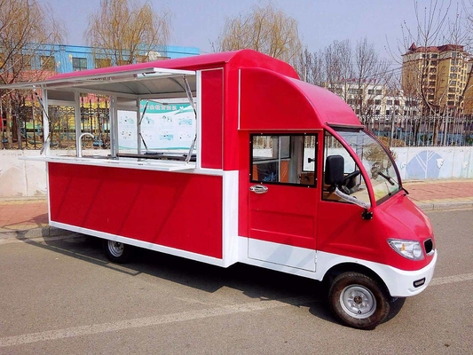 旅行 カンピング 冷たい飲み物のための第一級電気ストリートアイスクリーム 飲食車