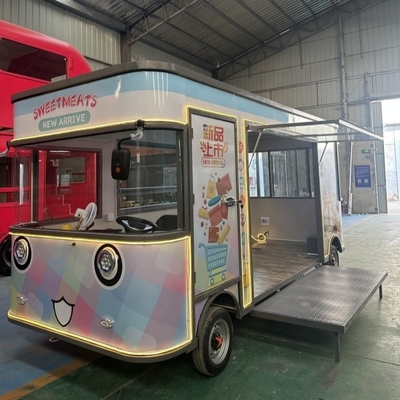 機能 革新的なデザイン モバイルピザカートトレーラーで どこでも美味しい食べ物を作る