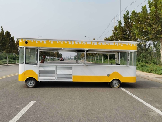 現地整備・修理サービス レッド・ヴィンテージ アイスクリーム スナックカー Bbq モバイルフードトラック