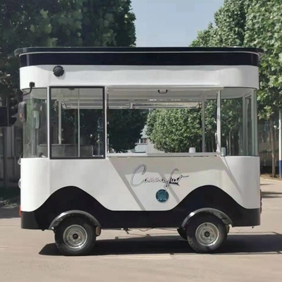 1000KG スナック販売 電気四輪移動食器車 フライドストリング 冷酒用