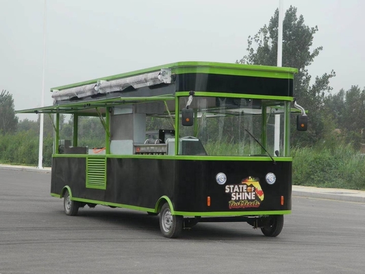 低投資で高速でビデオ技術サポートを備えた電動食品カート