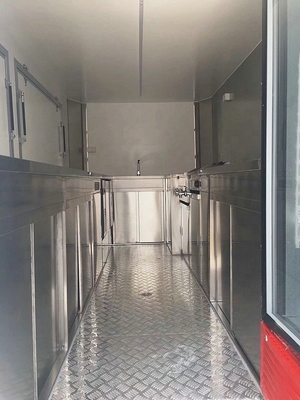 エネルギー鉱業 屋外 ファーストフード 車 移動式 キッチン 食品 トラック 飲食 飲食 バン トレーラー