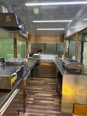 電気システム 提供 スタッドトラック Bbq モバイル キッチン トレーラー ステンレス 鋼