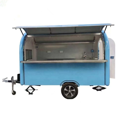 ワイナリー建設工事用の移動式不鋼ホットドッグカート/コンセッショントレーラー