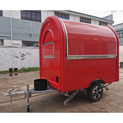 ワイナリー建設工事用の移動式不鋼ホットドッグカート/コンセッショントレーラー