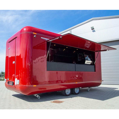 35km-75km/h スピード CE認証されたエアストリーム食品トレーラー