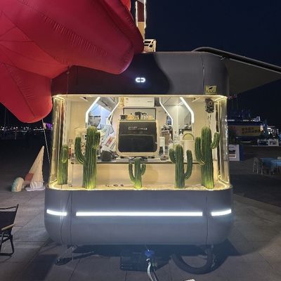 電動コーヒーバーガーバン フードトラック 完全キッチン設備と操作が簡単