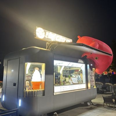 電動コーヒーバーガーバン フードトラック 完全キッチン設備と操作が簡単