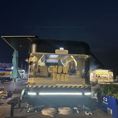 電動コーヒーバーガーバン フードトラック 完全キッチン設備と操作が簡単