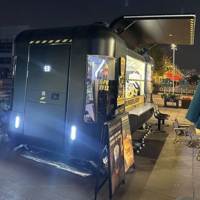 電動コーヒーバーガーバン フードトラック 完全キッチン設備と操作が簡単