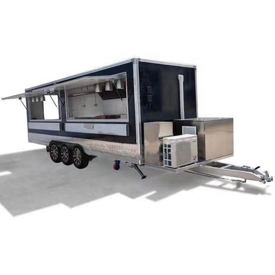 食品コンセッショントレーラー 3000*2100*2500MM サイズ 部品を含む
