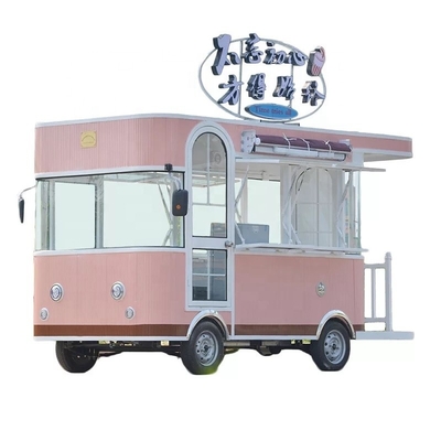 L420cm*W180cm*H230cm 600kg シルバーモバイルフードトレーラー 220V/380V