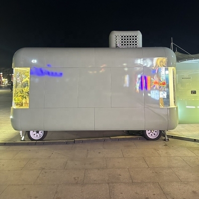 オーダーメイド モバイル エアストリーム アイスクリーム コーヒー 食品 トレーラー 屋外 ファストフード トラック