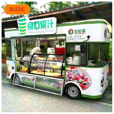 2400-3000pcs/h フルステンレス鋼 食品カート 冷蔵庫 屋外 ファストフード
