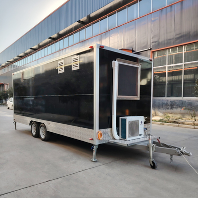 500*180*250cm 多機能モバイルのスナックとアイスクリーム用 トレーラー