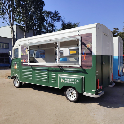 カスタマイズされた電動モバイルバン ファーストフード スナック 飲食 コーヒー トラック トレーラーカート