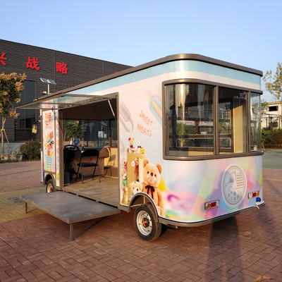 鉄鋼製 電気型 モバイル スナック トレーラー