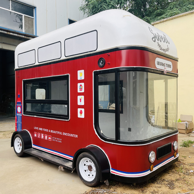 モバイル販売 フルーツサラダ コーヒー ミルク 茶 ビール アイスクリーム デザイン トラック トレーラー キャート