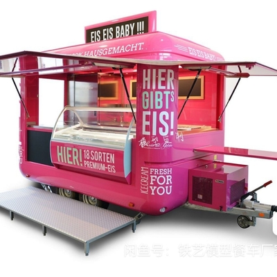 Wecare Food バン 自動車 食品カート メーカー 完全装備 モバイル コンセッション トレーラー