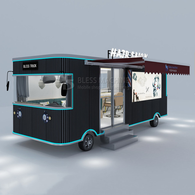 3.0kw カスタマイズされた電動モバイルヘアカットサロン トレーラー