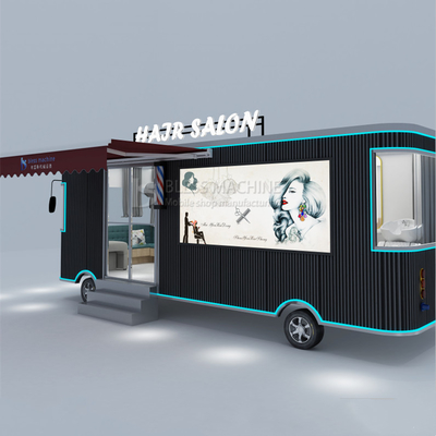 3.0kw カスタマイズされた電動モバイルヘアカットサロン トレーラー