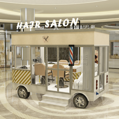 2023 電動モバイル 髪型サロン 理髪店 スタイルのデザイン バン トラック トレーラーカート
