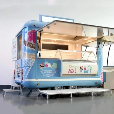ホットドッグカート アイスクリーム ビールバーとソフトドリンク モバイルフードトラック 600KGから1400KG