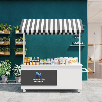 多機能コーヒーカート 食品トレーラー モバイル 食品カート アイスクリーム ミニフードトラック