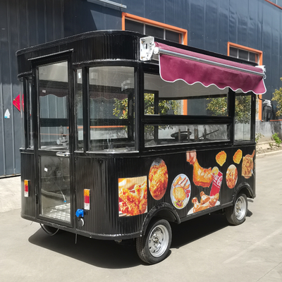 商用飲食店 スナックと飲み物用の電動モバイルフライドチキンコンボカート