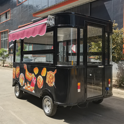 商用飲食店 スナックと飲み物用の電動モバイルフライドチキンコンボカート