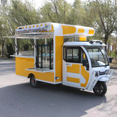 2023 電動モバイル ハンバーガー フライドチキンステーキ ブロッチェット 食品飲料 三輪トラック
