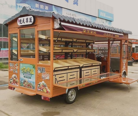 カスタマイズされた移動式食品販売トレーラー 多機能の果物・野菜車