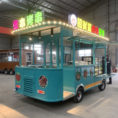 カスタマイズされた移動式食品販売トレーラー 多機能の果物・野菜車