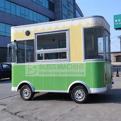 屋外スナックマシン 2000Wの電力と 220-480Vの電圧を持つ電気食品カート
