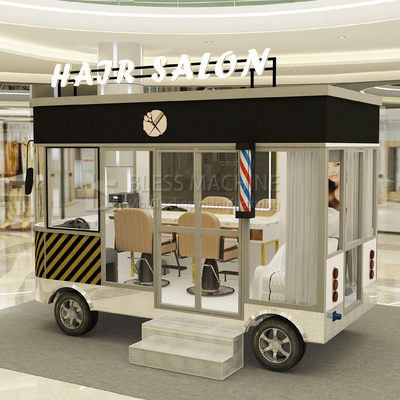 3.0kw 電動モバイル 髪型サロン 理髪店 スタイルのデザイン パーム バン トラック トレーラーカート