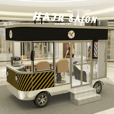 3.0kw 電動モバイル 髪型サロン 理髪店 スタイルのデザイン パーム バン トラック トレーラーカート