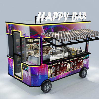 2022年 電動 ワイン コクテル 飲み物 バー ワンの トラック トレーラー カート パーソナライズ