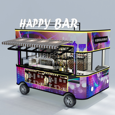 2022年 電動 ワイン コクテル 飲み物 バー ワンの トラック トレーラー カート パーソナライズ