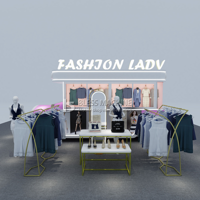 オーダーメイド 長さ 1500kg モバイル 女性用 服 カーボン トラック トレーラー
